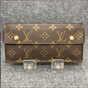 Louis Vuitton Monogram Continental Wallet - Brown with Gold Hardware
